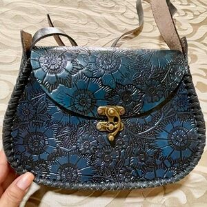 NEW Tooled Leather Bag